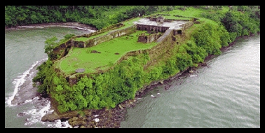 Die Ruinen von Fort San Lorenzo